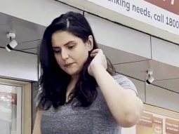 Zareen Khan gets clicked by paps post workout