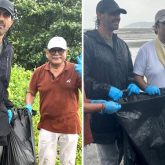 Arjun Rampal takes the lead in Swachh Bharat Abhiyan - Miramar Beach Clean-Up; see post