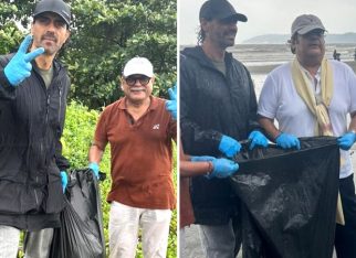 Arjun Rampal takes the lead in Swachh Bharat Abhiyan – Miramar Beach Clean-Up; see post
