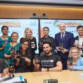 UNICEF India National Ambassador Ayushmann Khurrana and Executive Director Catherine Russell launch ‘YouthHub’