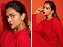 Deepika Padukone is setting hearts on fire in fiery red dress worth Rs.1 Lakh