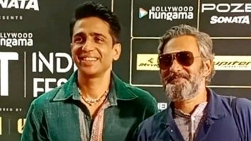 Gulshan Devaiah is all smiles as he poses for paps at the OTT India Fest Gulshan Devaiah is all smiles as he poses for paps at the OTT India Fest