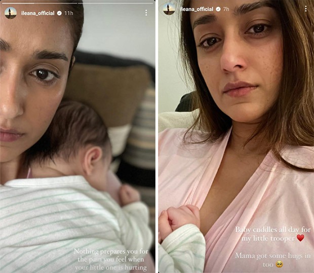 Ileana D'Cruz displays motherly concern in new picture with baby Koa; says, “Nothing prepares you for the pain you feel when your little one is hurting”