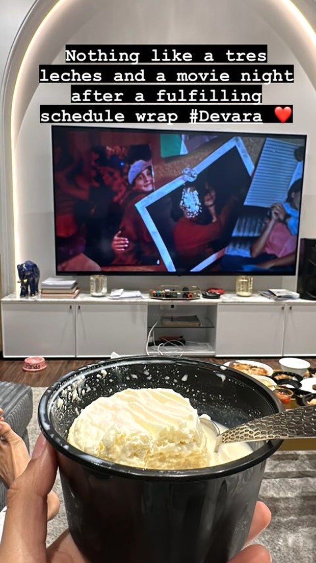Janhvi Kapoor completes second schedule of Devara; shares a ‘chilling’ picture announcing wrap up