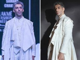 Jim Sarbh steals the spotlight as the showstopper for Samant Chauhan in monotone outfit at Lakme Fashion Week