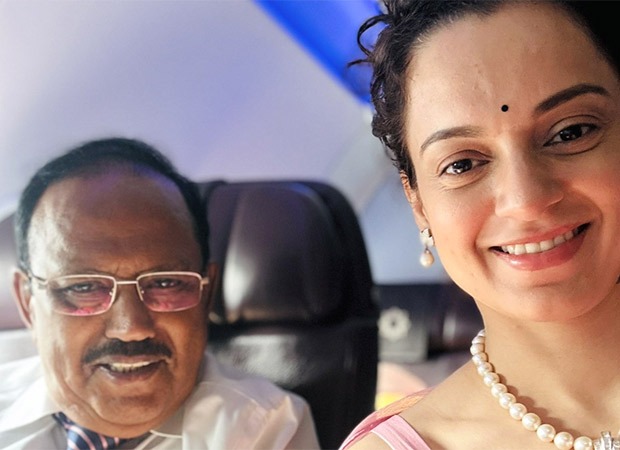 Kangana Ranaut aka Tejas Gill met Honorable National Security Advisor of India Ajit Doval during the promotion of Tejas