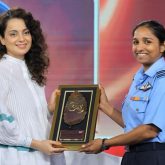 After Tejas trailer release, Kangana Ranaut meets real-life flight Lieutenant Shivangi Singh at Amrita Ratna 2023