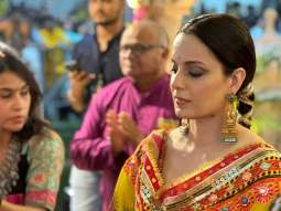 As Navaratri 2023 begins, Kangana Ranaut joins the celebration in Ahmedabad to promote Tejas