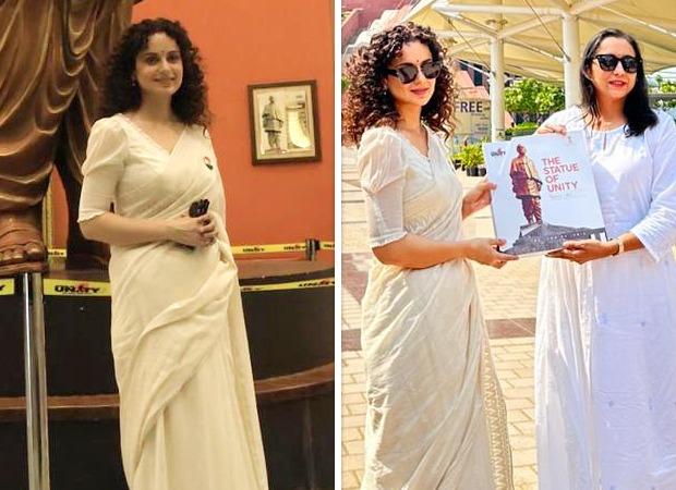 Kangana Ranaut visits Statute of Unity to pay tribute to the Iron Man of India amid Tejas promotions