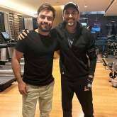 Afghanistan cricketer Rashid Khan meets Kartik Aaryan in Pune