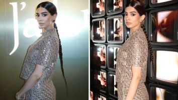 Khushi Kapoor, bedecked in a shimmering Dior ensemble, left an indelible mark at the Dior show during Paris Fashion Week