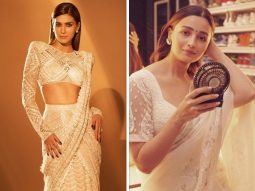 Ahead of National Award Ceremony, here’s looking back at Alia Bhatt and Kriti Sanon’s most loved saree looks!