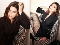Kriti Sanon gets her glam game on in Jacquemus blazer dress for Ganpath promotions