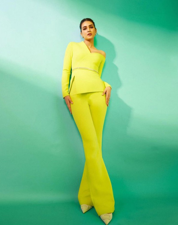Kriti Sanon slays in a neon top and flared pants, setting the fashion bar sky high