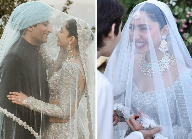 Mahira Khan shares first video from her stunning wedding ceremony with Salim Karim; her son walks her down the aisle, watch