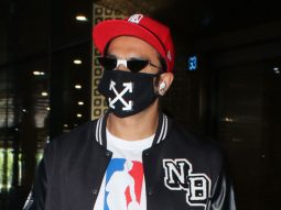 Paps favourite Ranveer Singh is all masked up as he gets clicked at the airport