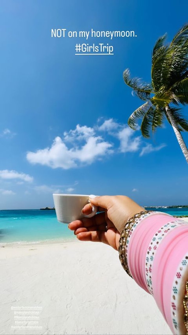 Parineeti Chopra is in Maldives and it is not for her honeymoon with Raghav Chadha