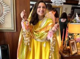 Parineeti Chopra poses with her chuda in this UNSEEN photo from her wedding celebrations with Raghav Chadha