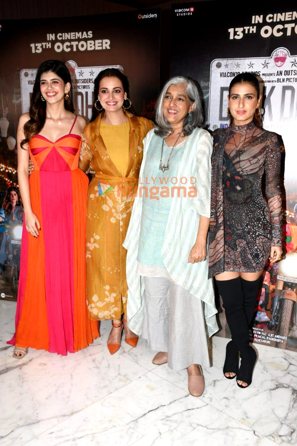 Photos: Sanjana Sanghi, Dia Mirza, Ratna Pathak and Fatima Sana Shaikh snapped promoting Dhak Dhak Photos: Sanjana Sanghi, Dia Mirza, Ratna Pathak and Fatima Sana Shaikh snapped promoting Dhak Dhak