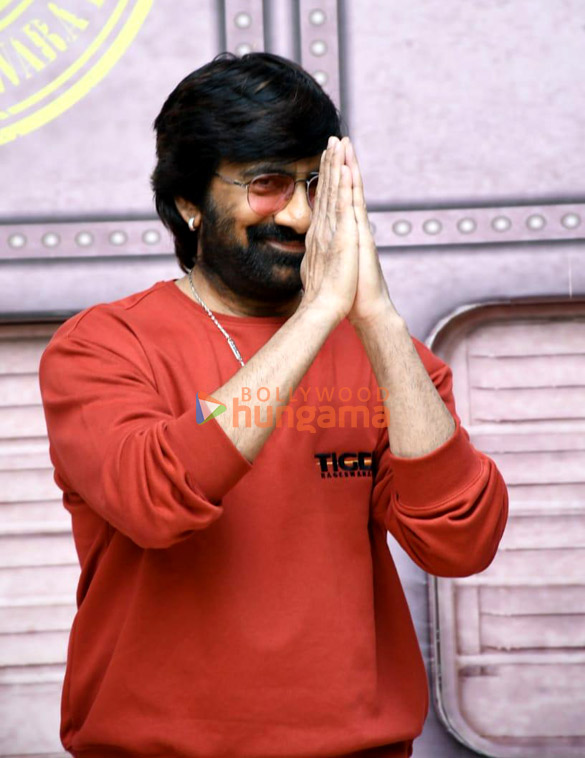 photos celebs grace the trailer launch of tiger nageswara rao 1
