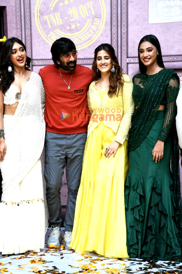 photos celebs grace the trailer launch of tiger nageswara rao 6