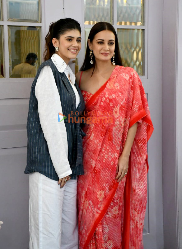 photos dia mirza sanjana sanghi ratna pathak and fatima sana shaikh snapped promoting their film dhak dhak 3