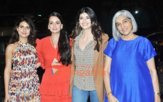 Photos: Fatima Sana Shaikh, Dia Mirza, Sanjana Sanghi and Ratna Pathak snapped promoting their film Dhak Dhak