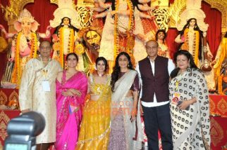 Photos: Kajol, Rani Mukerji, Tanishaa Mukerji and others at Durga Puja celebrations in Juhu