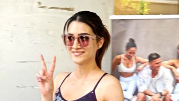 Photos: Kriti Sanon spotted at the gym in Juhu