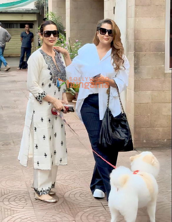 Photos: Malaika Arora and Amrita Arora snapped at their mother’s house in Bandra Photos: Malaika Arora and Amrita Arora snapped at their mother’s house in Bandra