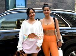 Photos: Neha Sharma and Aisha Sharma snapped in Bandra