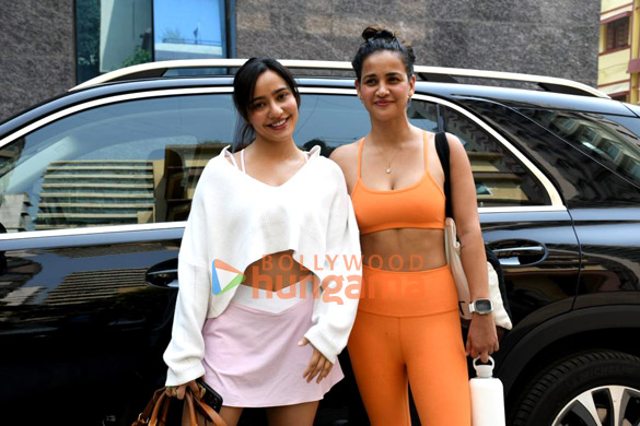 Photos: Neha Sharma and Aisha Sharma snapped in Bandra Photos: Neha Sharma and Aisha Sharma snapped in Bandra