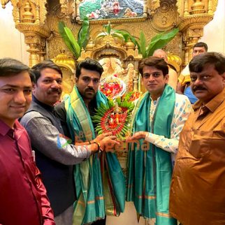Photos: Ram Charan snapped at the Siddhivinayak Temple in Mumbai
