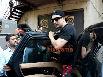 Photos Ranbir Kapoor snapped at Filmistan studio
