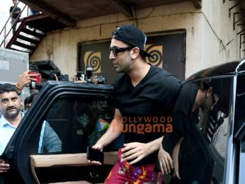 Photos Ranbir Kapoor snapped at Filmistan studio