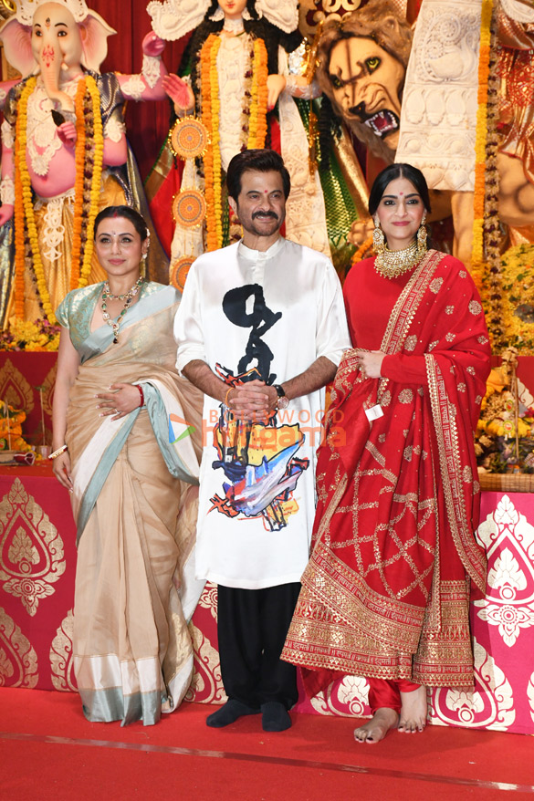 Photos: Rani Mukerji, Kajol and others snapped at a Durga Puja Pandal