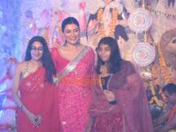 Photos: Sushmita Sen snapped at Dev Pandal