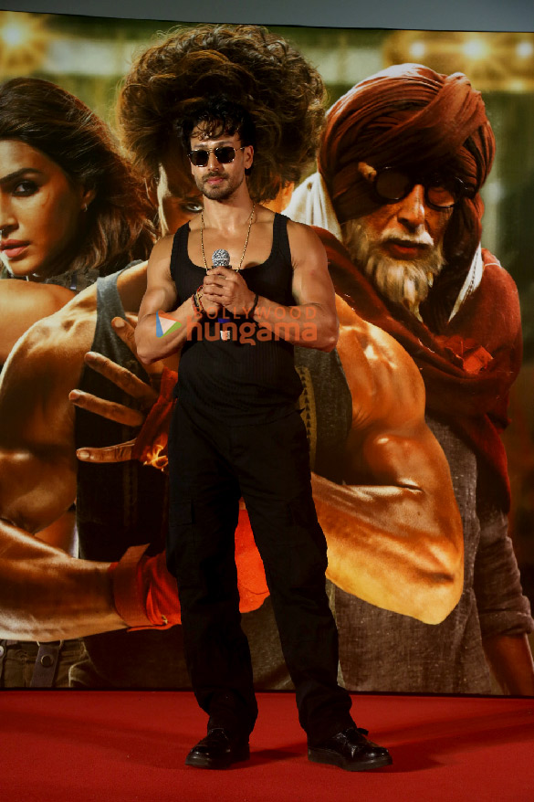 photos tiger shroff snapped at the action promo release at a fan event of ganapath 4