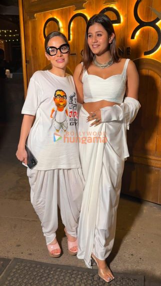 Photos: Uorfi Javed hosts Bollywood-themed per-birthday bash at One 8 Commune in Juhu