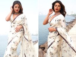 Priyanka Chopra radiates chic ethnic autumn vibes in her stunning floral Sabyasachi saree at the Jio MAMI Mumbai Film Festival 2023