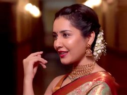 Can’t take our eyes off this divine beauty in a saree! Raashii Khanna