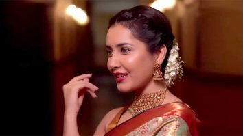 Can’t take our eyes off this divine beauty in a saree! Raashii Khanna