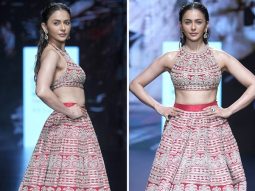 Rakul Preet takes centre stage, exuding sheer grace and style as the showstopper for Bhumika Mahajan at Lakmé Fashion Week
