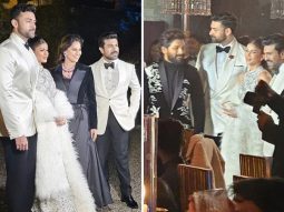 Ram Charan, Allu Arjun win hearts in their suave looks as they attend the cocktail party of Varun Tej Konidela and Lavanya Tripathi