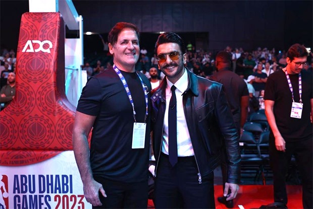 Ranveer Singh meets Michael B. Jordan, Mark Cuban and others at NBA Abu Dhabi Games 2023