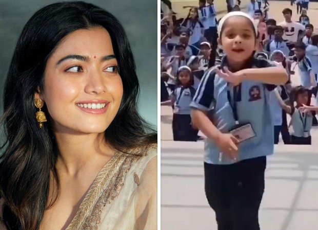 Rashmika Mandanna’s lil fan grooves on ‘Saami Saami’; check out the actress’ reaction 