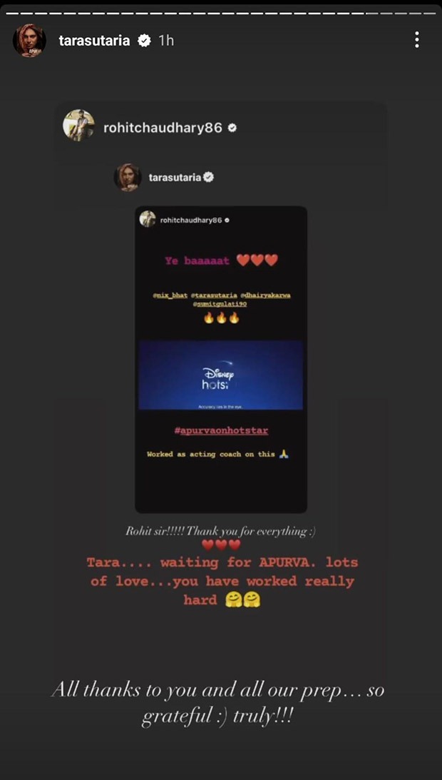 From Disha Patani to Arjun Kapoor to Malaika Arora, the industry showers love and praise on Tara Sutaria for Apurva trailer