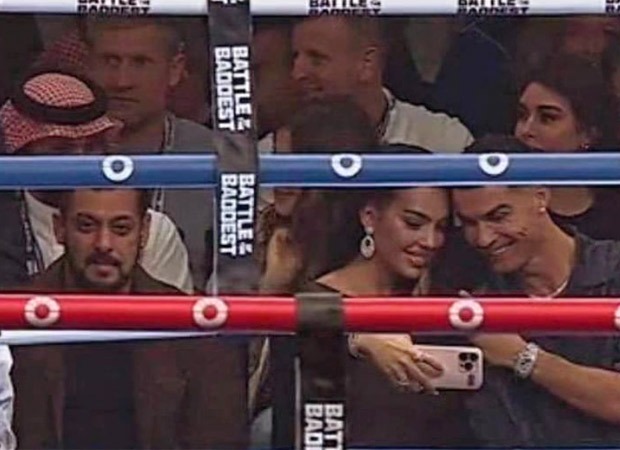 Salman Khan attends boxing match alongside Cristiano Ronaldo in Riyadh, Saudi Arabia