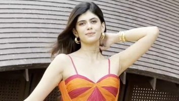 Sanjana Sanghi flashes her pretty smile as she promotes ‘Dhak Dhak’