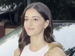 Slays the white crop top & denims with ease! Ananya Panday
